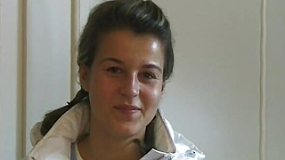 Lenka's First Porn Performance Is a Brunette Whore Who