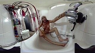 Lizzy Yum VR JUNE 2025 Masturbation Dilating Bathing Edging Amateur, Big Tits, Sex Toy, Solo dilate masturbate 45