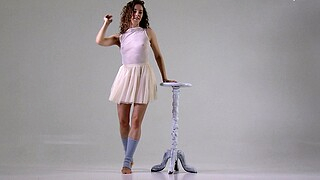 Brunette amateur teen masturbate to her boyfriend