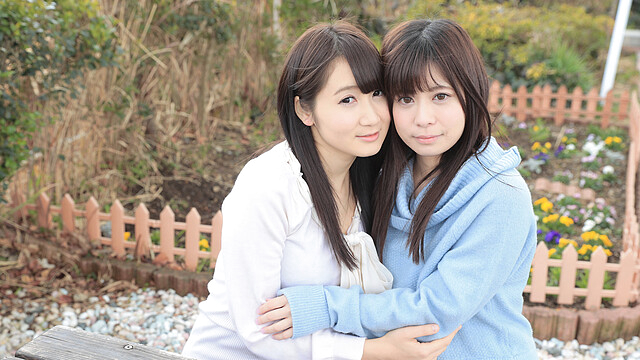 Hot nasty asian lesbians orgasms in car while fingering cunts