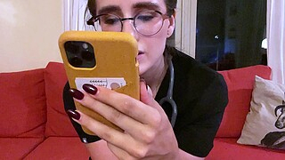 Hairy Brunette Compulsive Masturbation