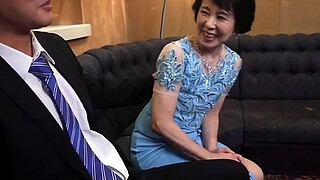 Asian girl fondled blowjobs and gave handjob