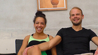 Mismatched couple enjoying the best banging on cam