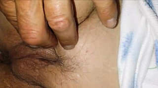 65 Year-Old Granny Pussy Up-Close - Homemade