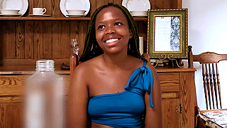 Ebony 18 years old from Africa made love on video