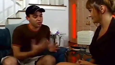 Gets fucked by younger guy: Blowjob, Cowgirl  Licking Porn