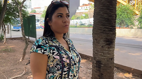 A Man with a Big Dick Is Shoving It All the Way Into Every Hole of a Very Naughty Brunette