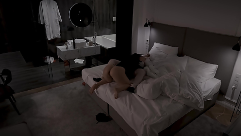 Horny Stepmom Shares Bed, in Hotel with Stepson After Party Dada Deville, Real Amateur MILF