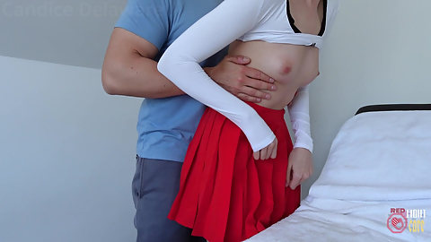Shy Girl Gets Pervert Masseur to Cum Inside Her